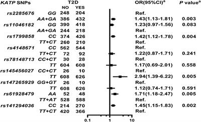 Associations of ATP-Sensitive Potassium Channel’s Gene Polymorphisms With Type 2 Diabetes and Related Cardiovascular Phenotypes